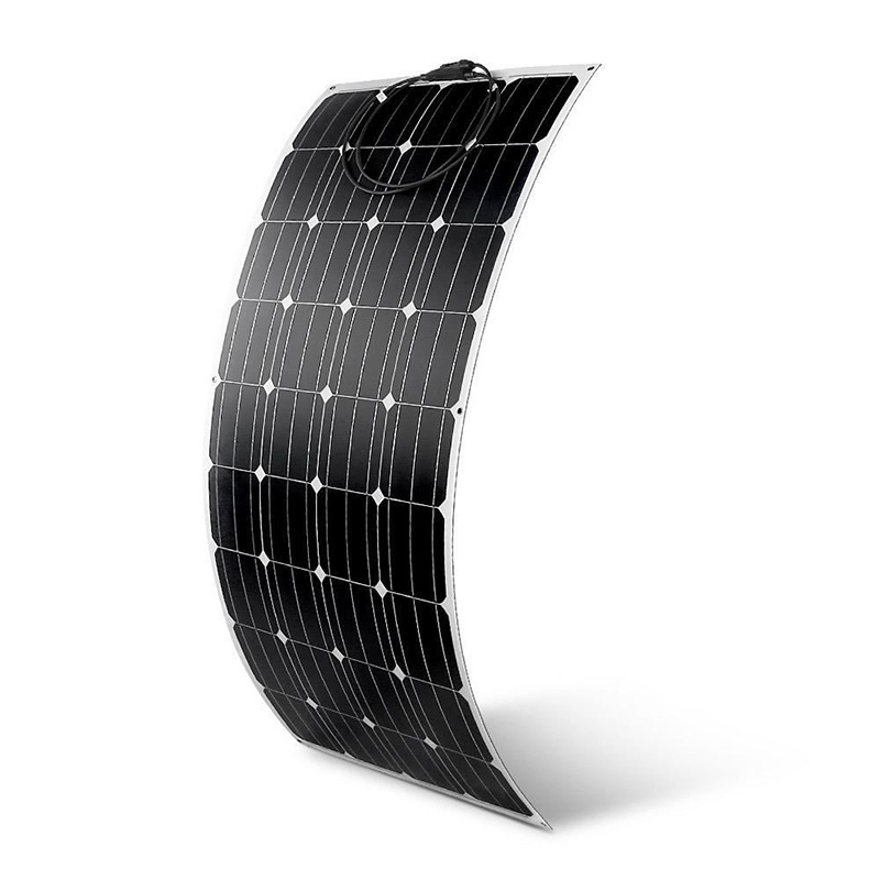 Monocrys lightweight portable solar panel 100w 24v cell paneles solares ...