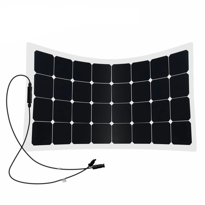 Flexible 370w 375w 380w Thin Light roofing Solar PV Panels for RV boats and steel roof 25 years warranty