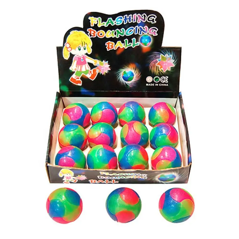 Dog Balls Flashing Elastic Bouncy Glow in The Dark Interactive Jumping Ball Blinking Dog Ball Pet Toys