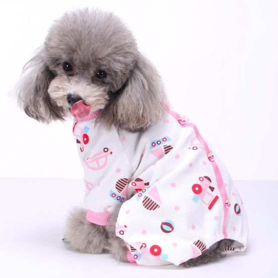 Hot Bulk Wholesale Hot Selling Cute Soft Dog Pajamas Cotton matching dog and owner of Pet Cloths Dog Clothes