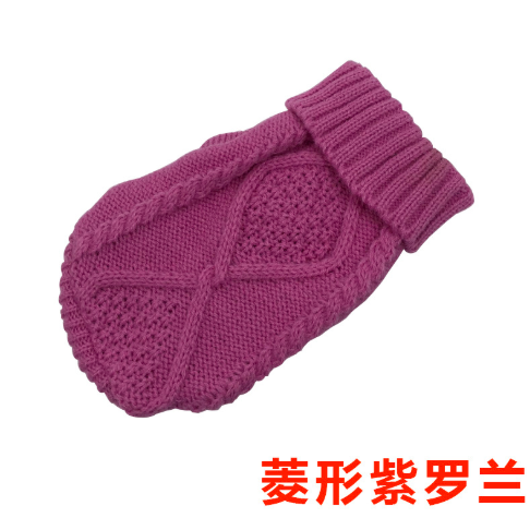 New Little Pup Puppy Diamond Sweater Pet Dogs Cat Knitwear Dog Clothes Warm Coat For Small Large Dogs Winter Costume For Gatos