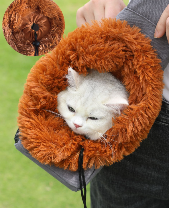 Wholesale Innovative Designer Pet Lion Bags Pet Dog Cat Sling Carrier Bag Lion Shape Pet Bag