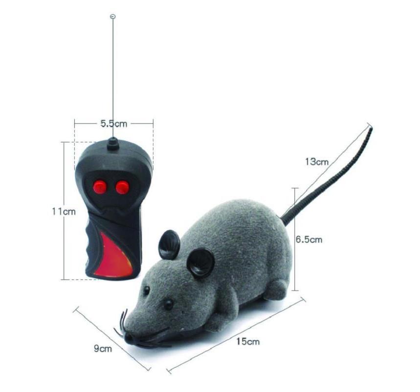 Cat Plush Toy Pet Wireless Remote Control Electric Simulation Mouse Toys