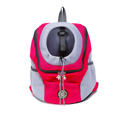 New Outdoor Out Double Shoulder Portable Travel Backpack Pet Dog Front Bag Mesh Backpack Head Pet Dog Carrier Bag