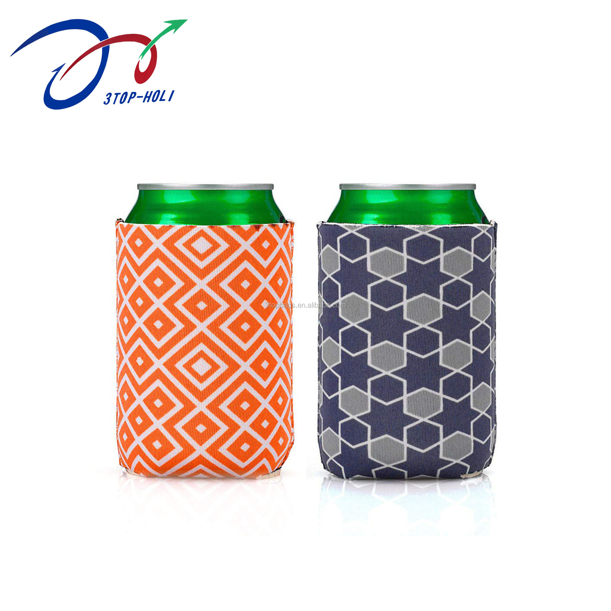 High Quality Custom Logo Collapsible 330ml Can Cooler Neoprene Stubby Cooler Holders Coozies Koozies for Promotion