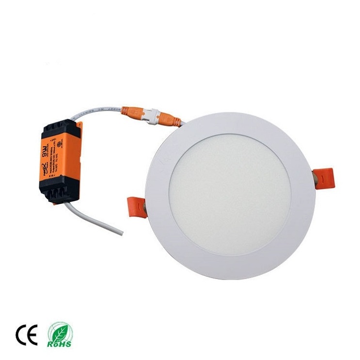 wholesale price 3w 6w 9w 12w 18w 24w waterproof IP44 flat led panel lamp recessed round ultra thin slim led ceiling panel light