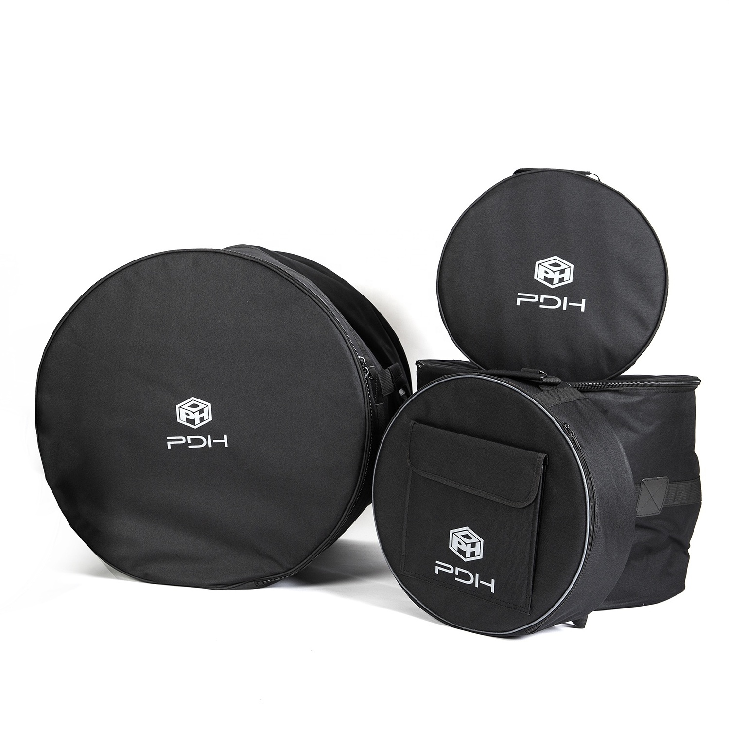 Drum Cases Protector Series 5 piece Padded Drum Bag Set for Standard Kits; 22 Kick, 12Tom, 13 Tom, 16Tom, 14Snare