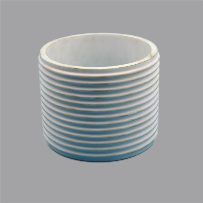 High Temperature 99.9 Alumina Ceramic Thread Ceramic Tube for Furnace Coil