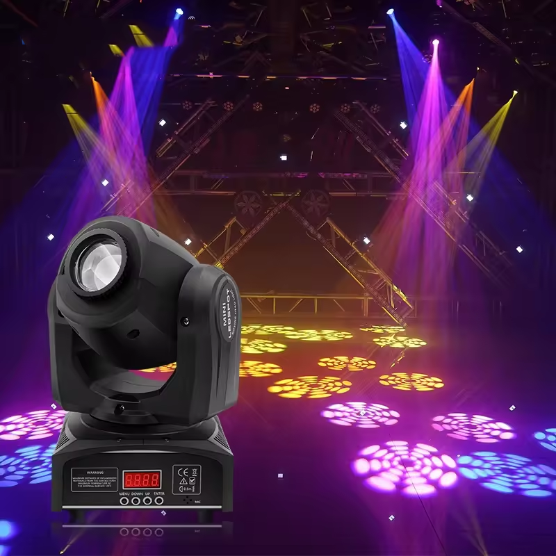 Gevv Stage Beam Lights 10w 30w 60w 90w Mini Led Dmx Moving Head Gobo Spot Light For Night Club