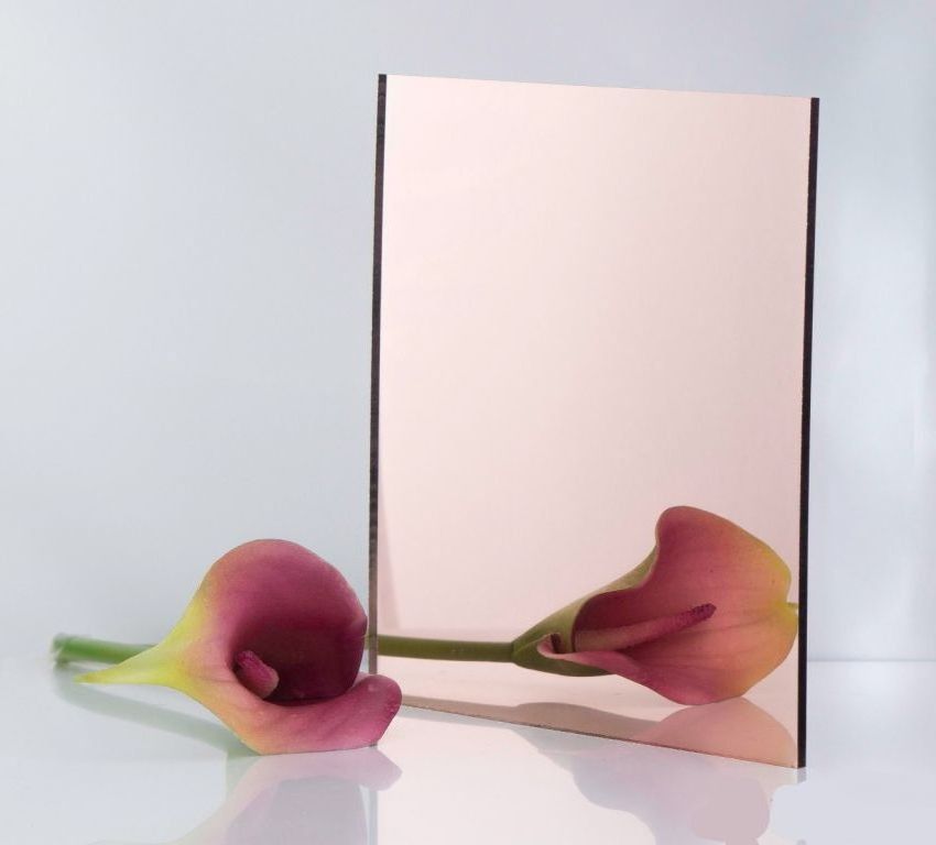 1220*1440 Acrylic Wall Mirror Plate 5mm mirror sheet Rose gold pink purple decoration mirror board