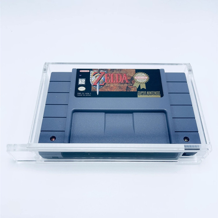 Nintendo SNES Big Box Console Acrylic Display Case Super Nintendo SNES N64 Video Game Box with Sliding Lid