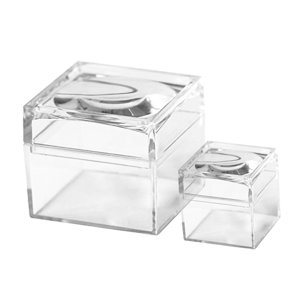 square acrylic bug magnifying box 30x30mm 40x40mm scientific observing insects magnifier 2 size to choose