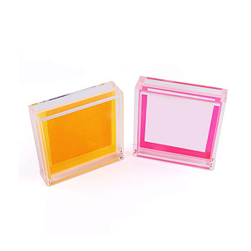 neon pink acrylic box frame 1/8