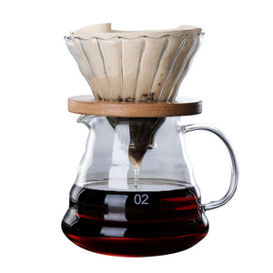 SJB106 Clear Standard Coffee Carafe Drip Pour Over Coffee Server Pot 02 300ml Glass Coffee Server