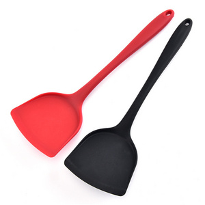 SJS001 Wholesale Kitchen Utensils multicolor silicone shovel nonstick cooking wok silicone spatula