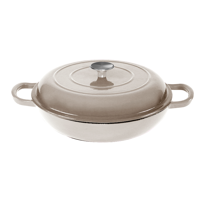 SJP162  No Ready Stock Factory OEM Enamel Cooking Pots And Pans Set Nonstick Dutch Oven Cooking Pot Cast Iron Cookware Sets