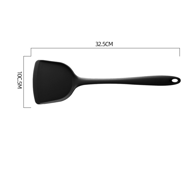 SJS001 Wholesale Kitchen Utensils multicolor silicone shovel nonstick cooking wok silicone spatula