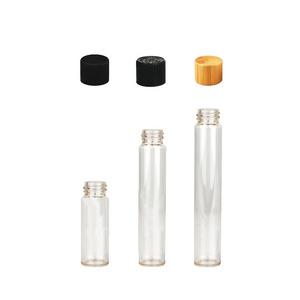 Wholesale rolling paper cones glass tube rolled medicine container pipe vial