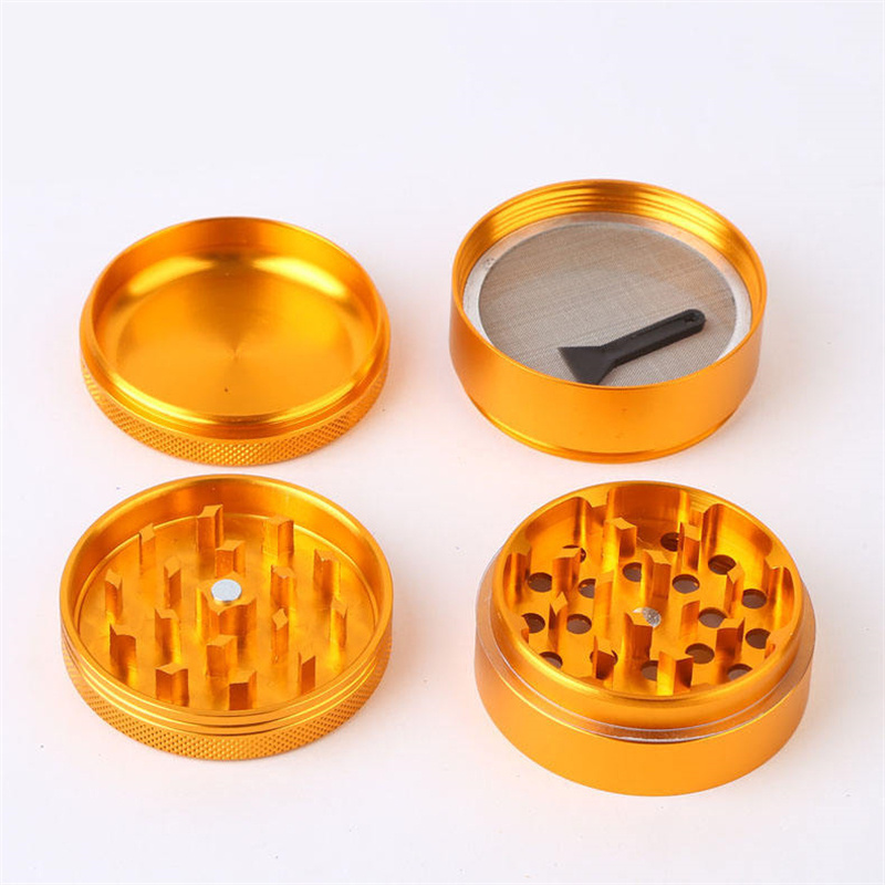 Excellent Quality Fresh UV Engraving Aluminum Alloy 63MM 4 Piece OEM ODM Herb Grinder