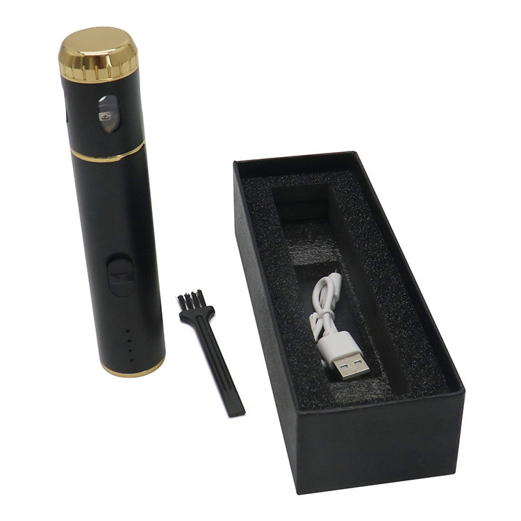 Wholesale Smoking Accessories Rechargeable Electric Grinder Clear Glass Window Tobacco Herb Grinder Electric Grinder