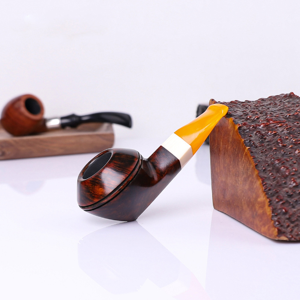 Professional Manufacturer Smoke Accessories Tobacco Pipe Concise Style Smoking Pipe Handmade Cigar Cigarette Pipes