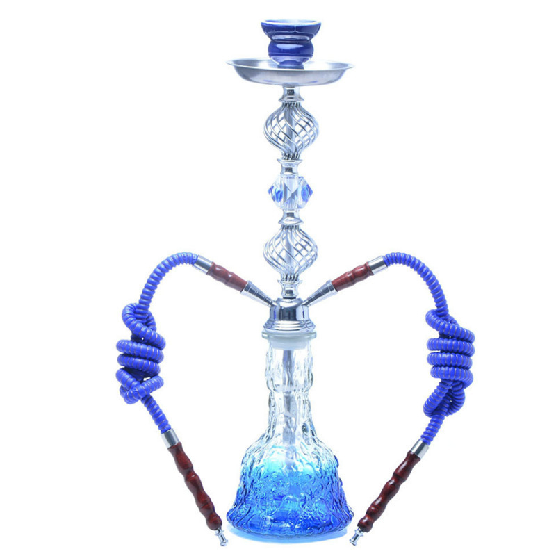 Customized Deluxe Smoking Accessories Wholesale Arabian Hot Sales Hookah Double Pipe Hookah  Shisha Nargile Hookah