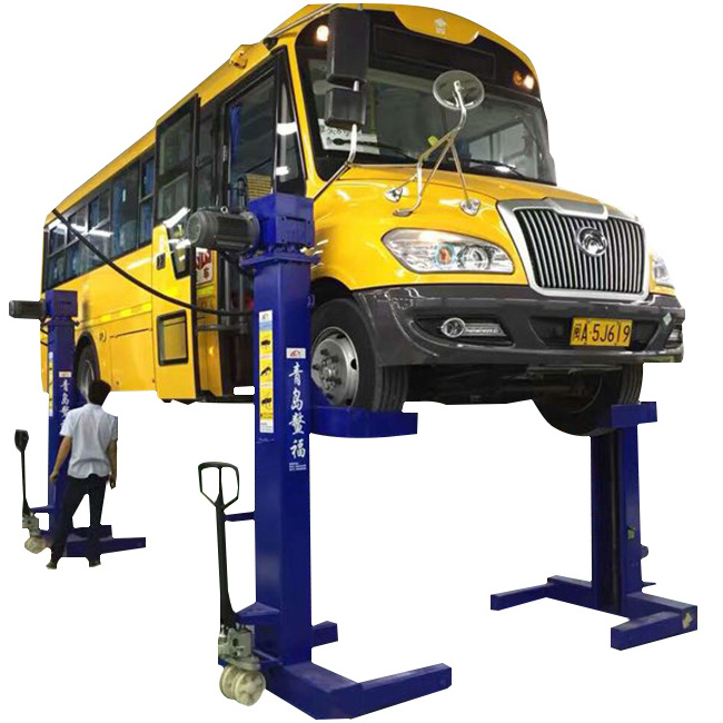 100% Original QJJ20-4C used hydraulic mobile column heavy duty truck lift for sale