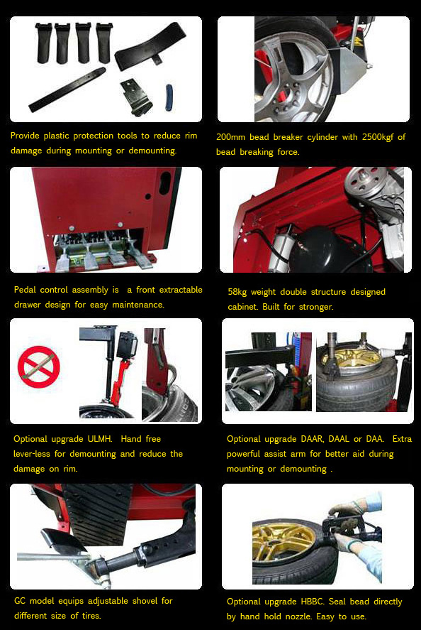 used tire changer tire changing tools and balancing machine for sale