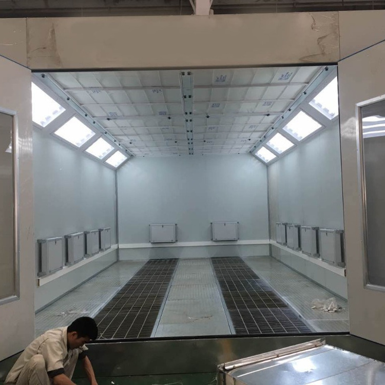 High quality car painting/spray booth with exhaust fan