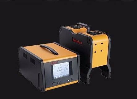 portable oxygen combustion exhaust gas analyzer