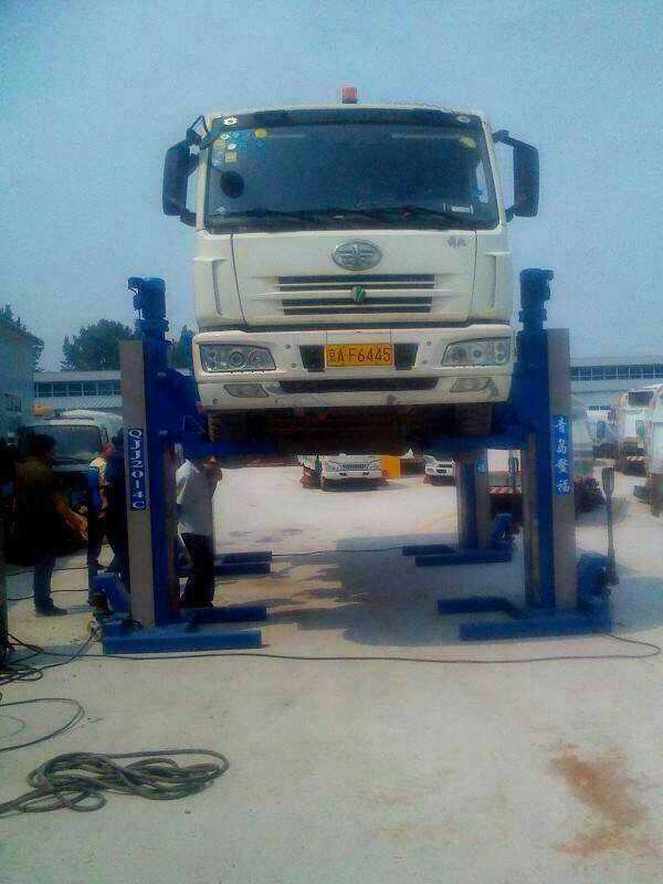 100% Original QJJ20-4C used hydraulic mobile column heavy duty truck lift for sale