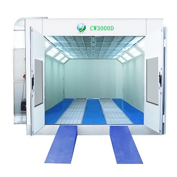 Portable car spray booth oven CW3000D diesel painting booth model spray booth heater with diesel burner