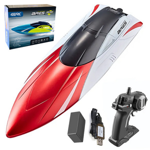 S4 Mini Remote Control Boats 15km/h Highspeed Double Propollers Water Sensing Race Speedboat Rechargeable Toys 2.4GHz RC Boat