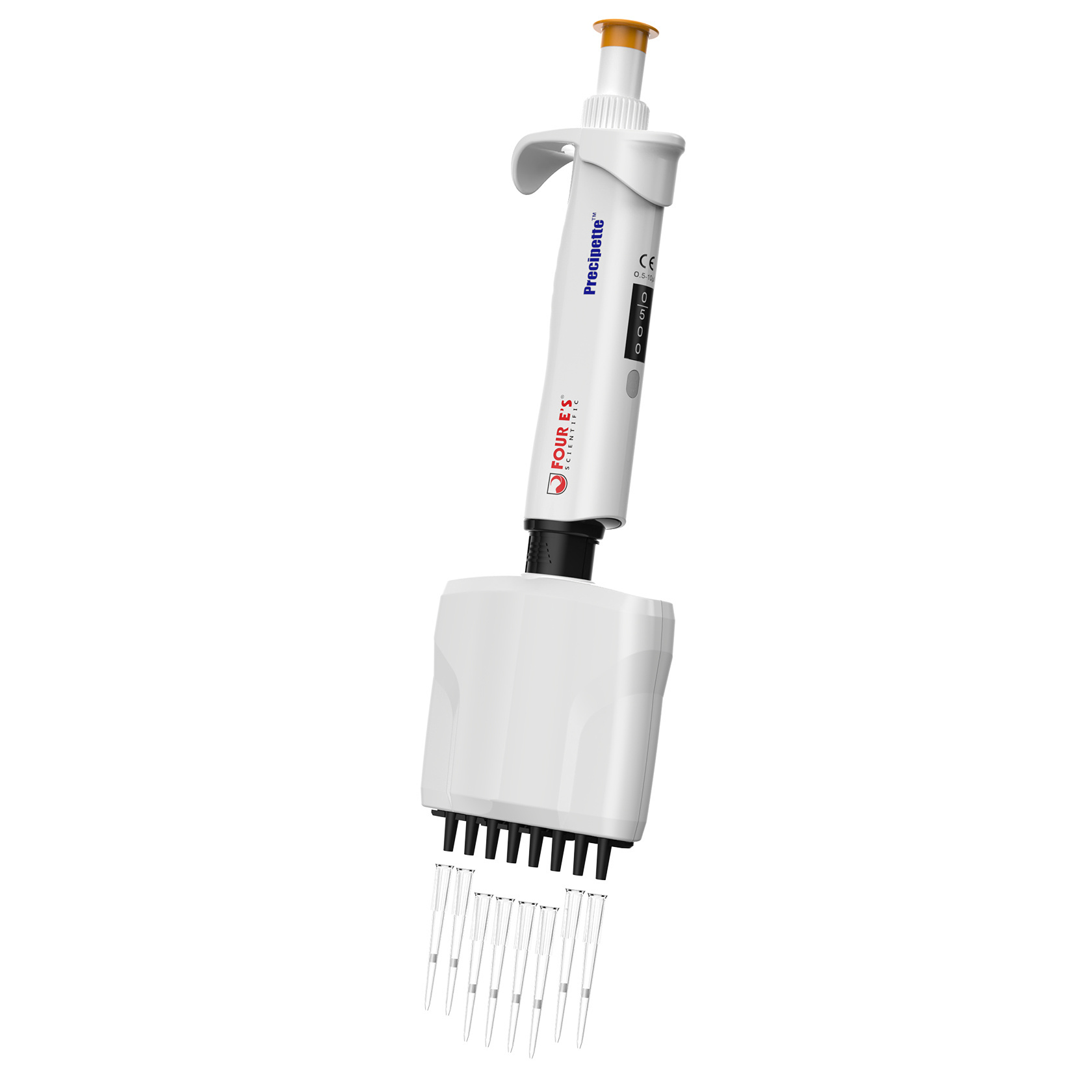 Laboratory 8-channel adjustable volume micro pipette multi-channel mechanical pipette