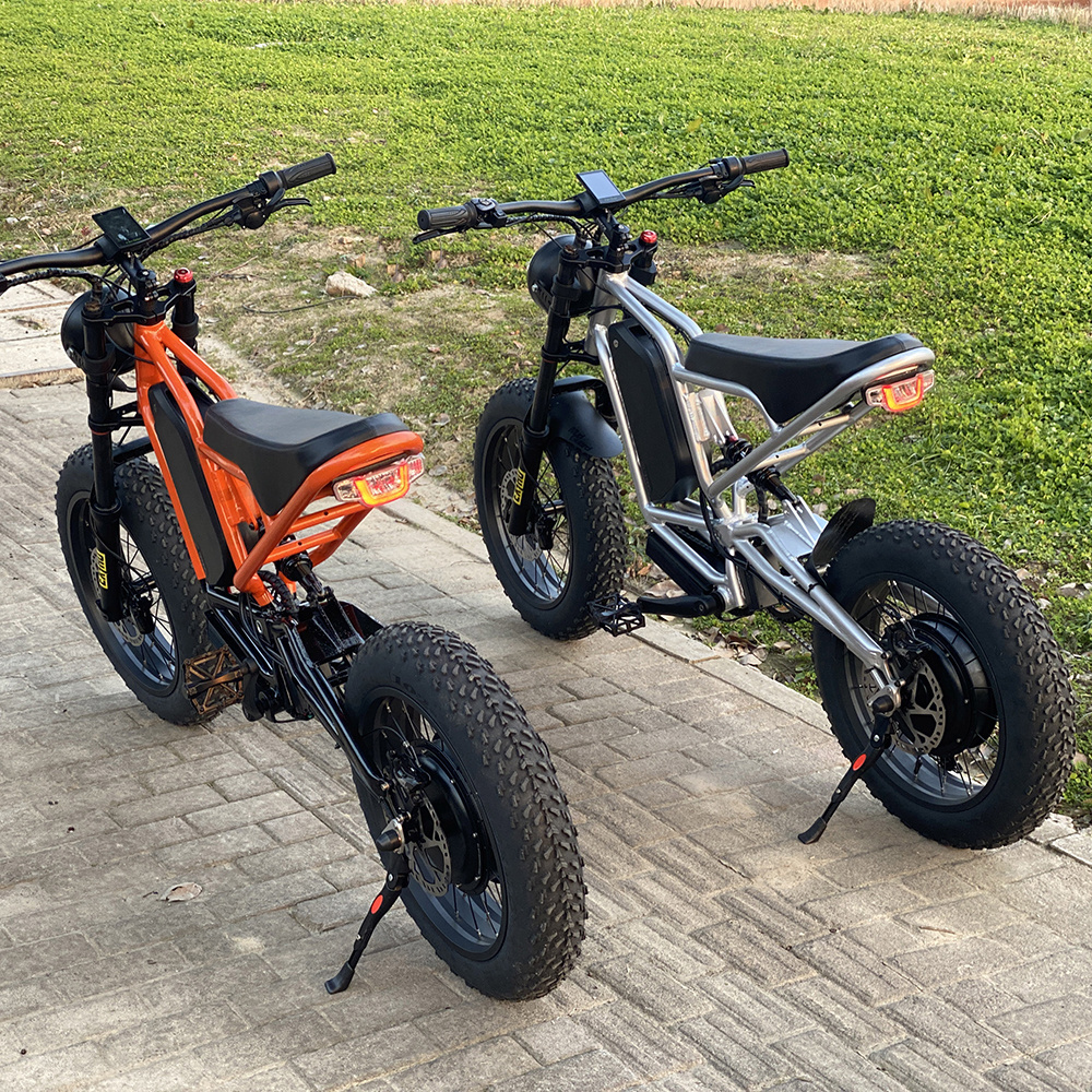 20 '' Aluminum 1000w 60V Ebike Dual Suspension Electric Fat Tire Bike 1000W Fatbike