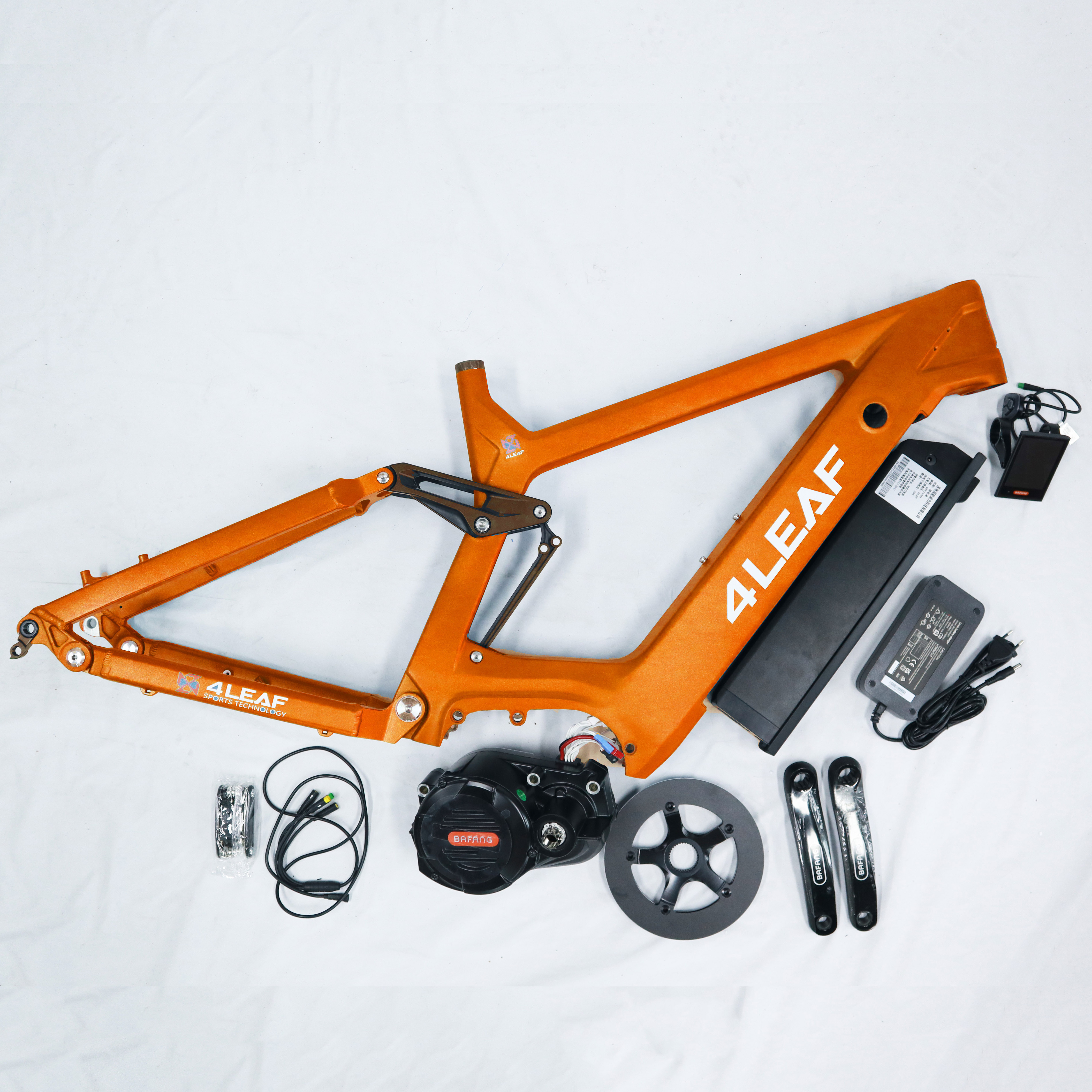 Full Suspension Electric Bike Carbon Enduro Ebike Frame Kit Bafang M620 G510 E-Bike Frame With Battery and Motor