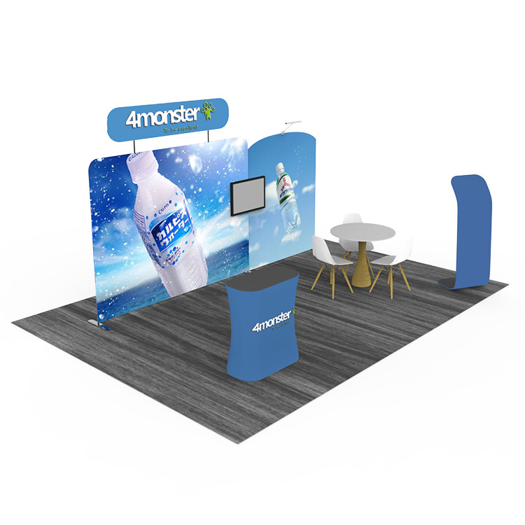 Modern Tradeshow Display Stall 3x3 standard Size Exhibition Stand Booth