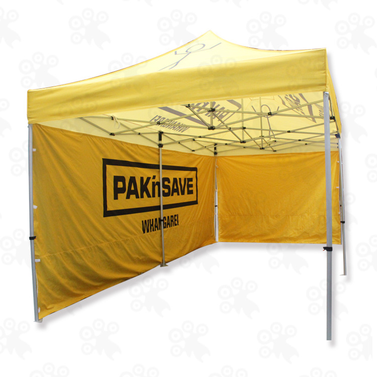 Hot selling wholesale professional outdoor pop up canopy tent with two half walls