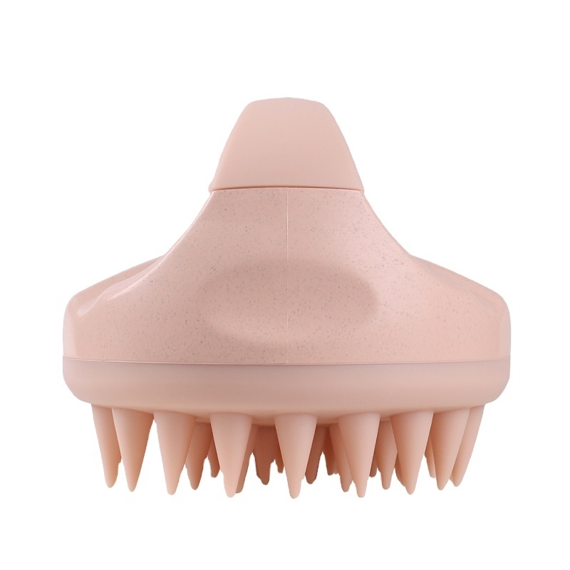 Private logo Hair Scalp Massager Silicone Scalp Hair Massage Shampoo Brush