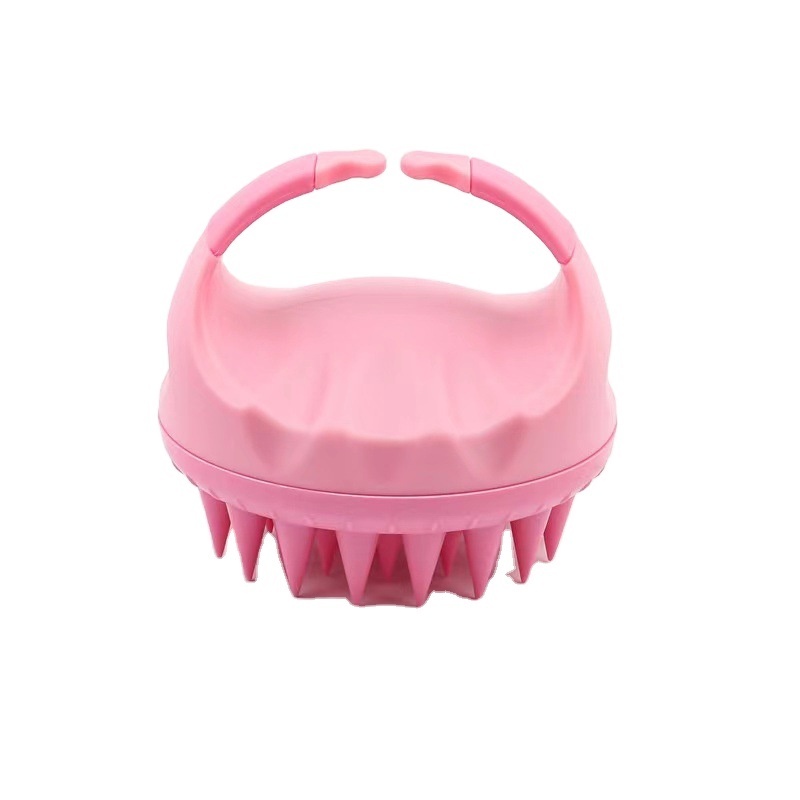 Private logo Hair Scalp Massager Silicone Scalp Hair Massage Shampoo Brush