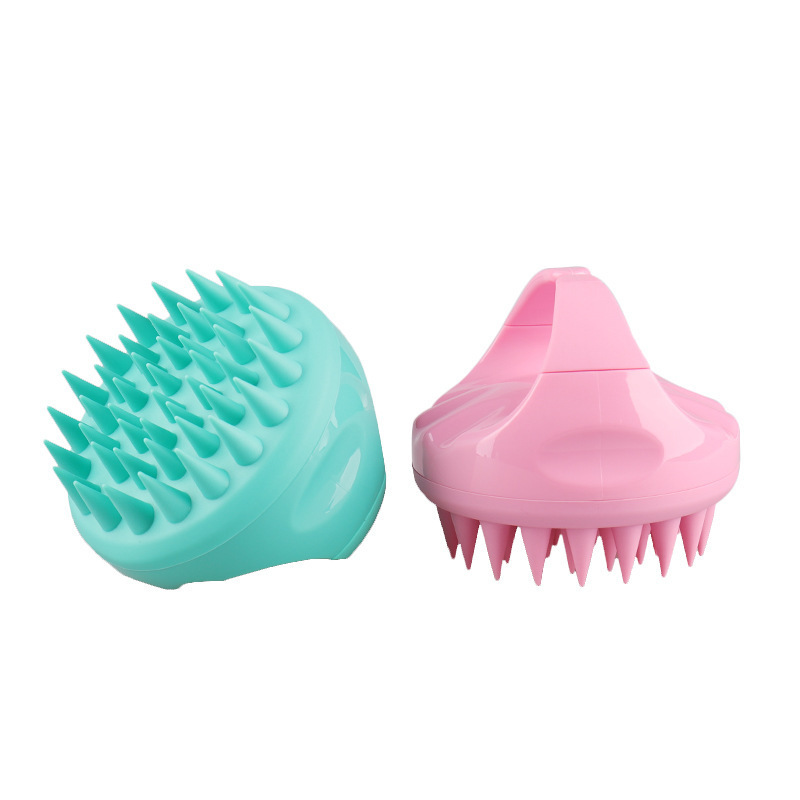 Soft Scalp Care Scrub Silicone Massage Head Bristle Brush