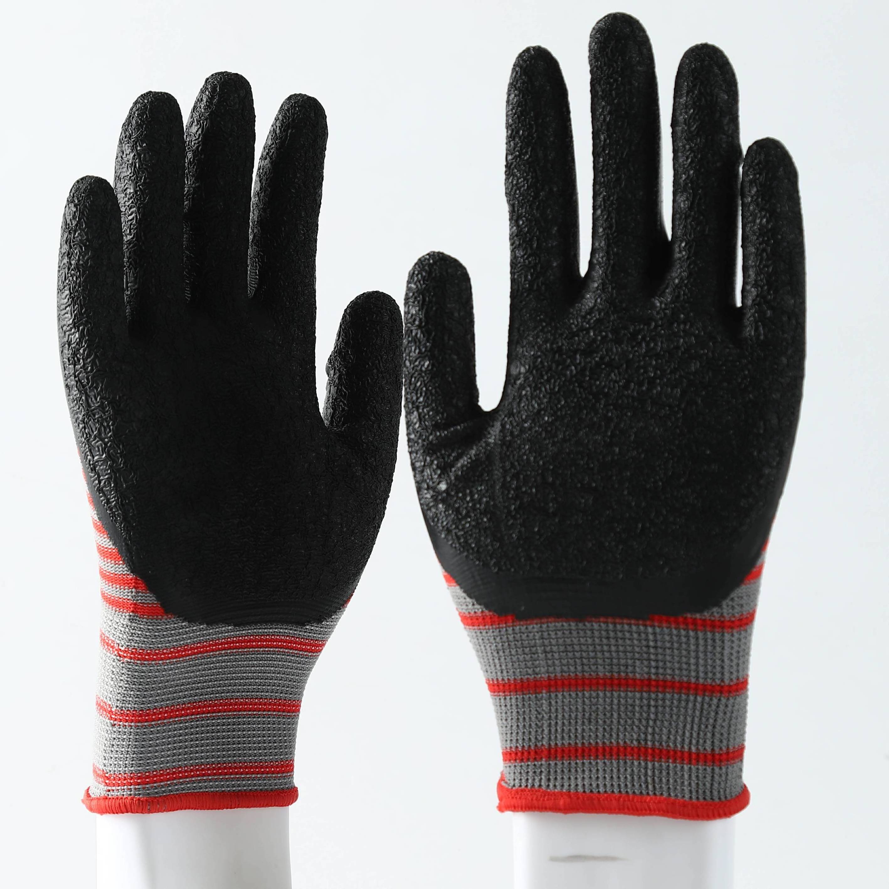 OEM 13G Working Latex Coated Polyester Gloves For Hand Protective