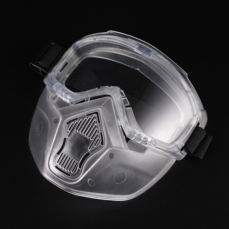 OEM Transparent Face Guard With Anti-Slip Breathable Dust-Proof Face Shields