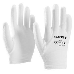 Cotton White Concierge Banquet Doorman Formal Tuxedo Guard Marching Band Parade Uniform Traffic Ceremonial Glove