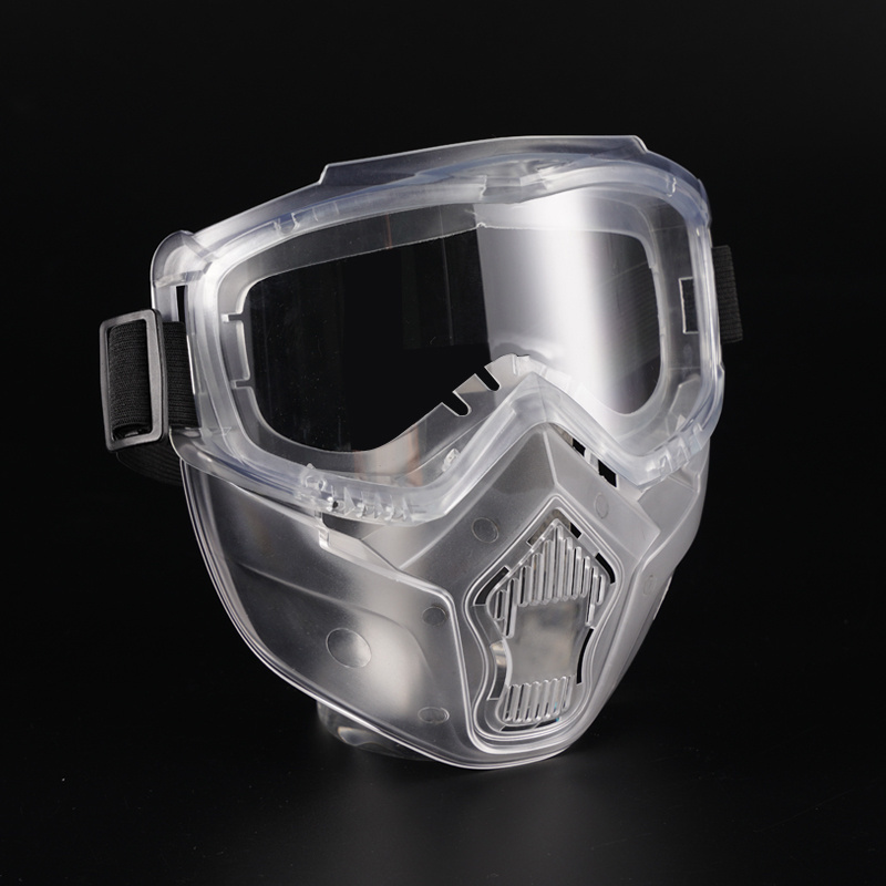 OEM Transparent Face Guard With Anti-Slip Breathable Dust-Proof Face Shields