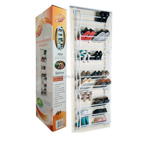 Hot Selling 36 Pairs Over the Door Plastic Shoe Rack