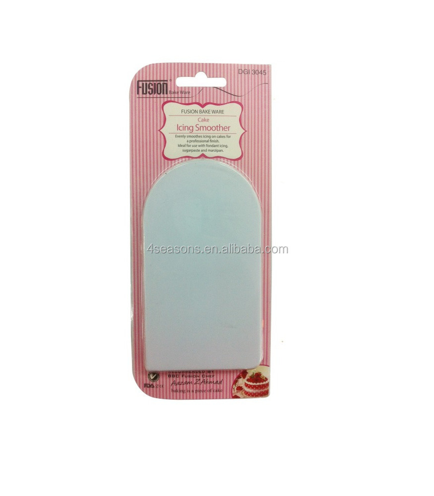 Cake scraper, cake smoother, classic cake decorating equipment