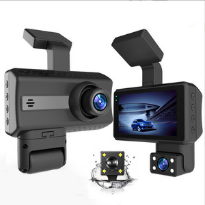 Car Dvr Dash Cam Dual Lens 1080P Camera DVR Night Vision WDR Built-In G-Sensor Motion Detection 24Hr Parking Monitor