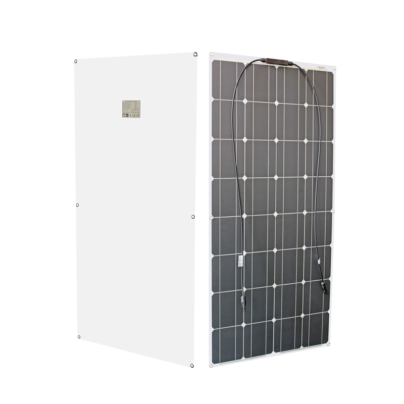 Caravan Battery Charging Solar Panel Kits 12V 24V 100W 200W Flexible Solar Panels Module