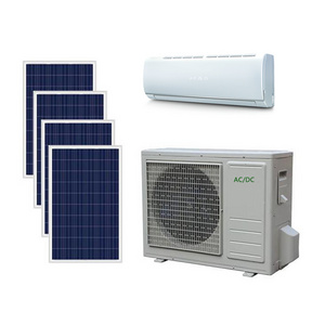 12000BTU 1.5HP Island using100% inverter solar air conditioner 24V 48V split wall mounted aire acondicionado solar